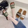 Sandals 2022 New Ring Button Slippers Women's Summer Wear Fashion Flat Sandal Women Beach Shoes Home Shoe