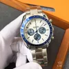 Chronograph Superclone Watch G Watches Wristwatch مصمم أزياء فاخر A O M E European Steel Band Six Pin Trend Watch Simple