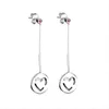 Andy Jewel Authentique 925 Sterling Silver Studs Pure Love Drop Boucles d'oreilles Convient aux bijoux européens de style Pandora 296577FPC