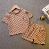 2 stücke s Sommer Kleidung Sets Kinder Mode Shirts Shorts Outfits für Baby Kleinkind Trainingsanzüge 05 Jahre Jungen Kleidung Set 220615