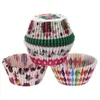 Andra Bakeware 200st Papper Cake Cup Cupcake Cases Liners Muffin Kitchen Baking Wedding Party Mönster och färg Randomother