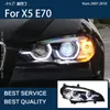 Inne oświetlenie systemu samochodowego dla X5 E70 2007-2010 LED Auto Auto Reflight Upgrade Angel Projector Lens Narzędzia Akcesoria FAC FAC