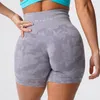 CAMO Shorts Women Seamless Soft Workout Leggins Joga High Waisted Fitness Thicker Outfits Tight Gym Wear Nylon Spandex WHOLESALE 220427