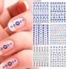 eye nail stickers