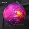 Grande sfera gonfiabile sospesa dell'universo di esplosione dell'aria del pallone del partito del pianeta del pianeta del LED per lo spettacolo dello spazio