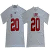 SJ98 NCAA Stanford Cardinal Christian McCaffrey 20 Bryce Love Jersey White Red Home Over Shisted Mens College Statched футбольные изделия