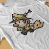 Męskie koszulki prowadzą hip-hop tshirt spelunky game tops