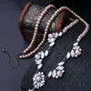 Pendentif Colliers De Noël De Luxe Simulé Perle Bijoux Charme Longue Perles Chaîne Gland Pendentifs AccessoiresPendentif