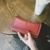 Genuine cow leather women designer wallets lady long style fashion casual phone clutchs female zero card purses no218