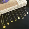 Chains Titanium Steel Vintage Necklaces For Women Korean Fashion Neck Chain Woman Necklace Pendant Jewelry Accessories Wholesale 2022