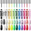 8ml Gel Nail Art Line Brush Polish 12 Colors For UVLED Paint Nails Drawing Polish DIY Painting Varnish Liner Gels 2078349115