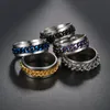 8mm cool roestvrij staal roteerbare mannen ring kan open bierfles ketting punk vrouwen sieraden voor feest cadeau