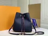high-quality Top Quality Designer Bags women Shoulder bag Genuine Leather Embossing Handbag Backpack bucket Totes famous Drawstring handbags