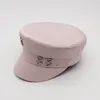 Beretten Satijnen Diamant Letter Sboy Caps Women Flat militray Verstelbare Beret Hats Gorras Gorra Mujerberets Chur22