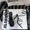 Rene Caovilla Cleo Rhinestones-Studded Snake Strass Stiletto Heel Sandaler Evening Shoes High Heeled Luxury Designers Wraparound Shoe Factory Factory Footwear Uggdne