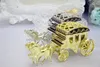 100pcs Cinderela carruagem de casamento caixas caixas de doces Casamento Wedding Favors and Gifts Event Party Supplies