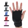 Poignées de gymnastique en carbone Gants de gymnastique d'haltérophilie Protection de la paume pour Kettlebell Pull Up Gymnastic Crossfit Grip 220812