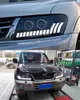 Zespół reflektorów w ciągu dnia samochodu dla Pajero V73 LED Light Light 2004-2016 V75 V77 DRL Turn Signal Sygnał Lampa Auto Accessories