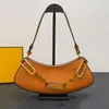 Halbmond-Typ-Unterarmtasche, Kette, Brief, Damen, eine Schulter, Messenger-Taschen, Designer-Luxus-Handtaschen, Damen-Geldbörse, Hobo-Unterarm-Handtasche