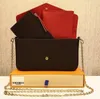 2023 Genuine Leather Women designer Pochette Felicie Crossbody Bag Womens Handbags louise Wallet Shoulder Bags viuton Tote Pruse vutton Serial Date Number