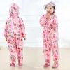 Kids Raincoat Impermeable Hooded Coat Cover Waterproof wear Children Pink Blue Poncho For Boy Girl Jacket Jumpsuit 220427