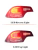 LED Brake Reverse Fog Light för Honda Civic 8th Dynamic Turn Taillight Assembly 2006-2011 Biltillbehörslampa