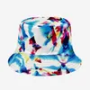 48 Styles Tie-Dye Bucket Hat For Women Fashion Classic Designer Hat New Autumn Spring Graffiti Fisherman Hats Sun Caps