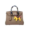 Bag Handbag Designer Women's 2024 Fashion Leather Portable One Shoulder Messenger Large Capacity Platinum 58PF