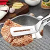 2in1 Acessórios de cozinha conjuntos de gadgets omelette spatula silicone para torradas panquecas ovos pinças cocina 220813