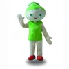 Halloween Green Doll Mascot traje de alta qualidade Caracteres de desenhos animados Tamanho dos adultos Tamanho de Carnaval de Carnaval de Carnaval Automínio de Publicidade de Carnaval de Carnaval