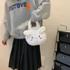 Sac à dos japonais en peluche mignon, vente en gros, nouveau sac à main en peluche pour filles, sac messager en peluche d'agneau chérie