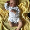 NPK 50CM born Baby Lifelike Real Soft Touch High Quality Collectible Art Reborn Doll with HandDrawing Hair LouLou Doll 220525