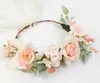 Luxurious fleur couronne de mariage Hair Bridal Party Crown Floral Garland Bridesmaid Hair Accessories Headpiece He Jllhka6919734