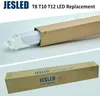 Запас Jesled в США светодиодную T8 Tube 4ft 28W 6000K G13 192LEDS Light Lamp Lamp 4 фута 1,2 м двойной ряд 85-265V Светодиодное освещение.