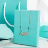 birthday christmas gift 925 silver love necklace wedding statement jewelry pendant necklace1778167