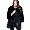 Zadorin Luxury Long Faux Pur Coat Women Women Grosso Quente Casaco de Inverno Plus Tamanho Menas Falas Faux Casacos Abrigo Piel Mujer 201214