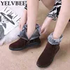 Boot Short Plush Women 2022 Snow Warm Fur Ankle Shoe Designer Winter Casual Chelsea Low Heel Suede Sport Mujer 220805