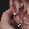 Clip-on & Screw Back Girls Cartilage Ear Jewelry Ladies No Piercing Star Earrings Women Clips Korean Style Threaded ClipsClip-on Odet22