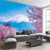 Вишневый цветущий пейзаж стены фон росписи 3D обои 3d настенные бумаги для телевизора backdrop3035261h