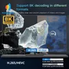 Xnano X1 Full HD LED Android 9.0 Projecteur 8K Décodage Beamer 2.4G/5G Double Bande Wifi 1920x1080P LCD Smart Vidéo Home Cinéma Cinéma Amlogic T972 Projecteurs