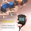 Cronometro digitale professionale Multifunzione Portatile Sport all'aria aperta Corsa Allenamento Timer Cronografo Cronometro Nuovo