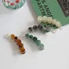 1PC duży rozmiar octan lampard bananowe klipy do włosów koreańskie dziewczęta Tortoiseshell Ponytail Pins Hair Pins Women Casual Hair Claw