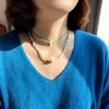Hänge halsband pärlor choker halsband barock oregelbunden imitation pärla strand femme smycken gåva grossist beroende