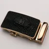 Belts Genuine Men's Belt Head Buckle Leisure Business Accessories Automatic Width 3.5CM Harajuku SnakeskinBelts