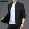 Nuovo marchio di design di lusso moda casual slim fit coreano autunno bomber giacca da uomo pianura giacca a vento cappotti da baseball abbigliamento uomo Y220803
