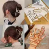 مشابك الشعر barrettes 2022 جديدة للهرى الشعر امرأة المعادن مخالب الشعر الأنيقة barrettes مقاطع دبابيس السيدات قبضة أزياء الرأس الفتيات الحلي الملحقات السلطعون