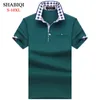 SHABIQI Classic Brand Men Shirt Shirt Polo Shirt Surowe S Casual Plus Size 6xl 7xl 8xl 9xl 10xl 220704