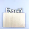 Sublimation Rahmen Thermal transfer plate Home Decor Heat Printing Picture Frame Wooden Desktop Decoration with Letter Lover Gift GCA13112