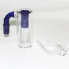 Nieuwe Recycler Hookah Honeycomb Ashcatcher 14 mm gewricht met kom kwarts banger nagel voor glazen water bong as catchers olieligingen glazen accessoires