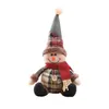 UPS New Christmas Ornaments Cartoon Doll Bambini Snowflake Plaid Doll Regali per feste 2023 Consegna veloce C0810X9